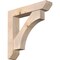 Ekena Millwork Westlake Slat Smooth Bracket w/ Offset Brace, Douglas Fir, 7 1/2"W x 38"D x 38"H BKT0806X38X38WTL06SDF - alternate 1